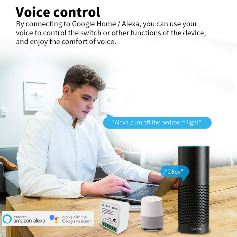 Wireless App Timing Home Smart Switch Steckdose WiFi Smart Switch Interruptor Intelligente Relais Unterstützung Sprachsteuerung