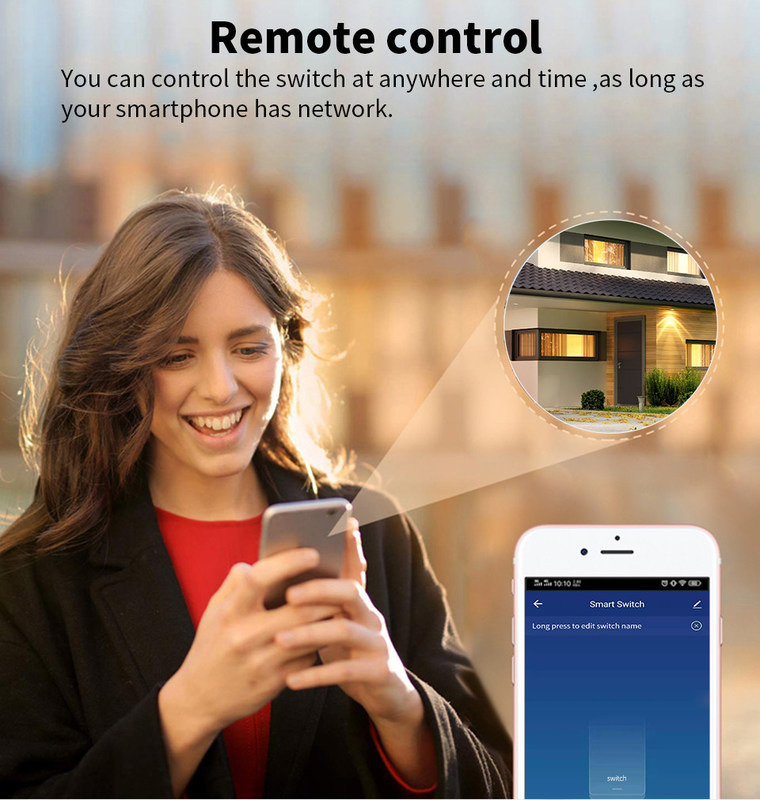 Tuya Alexa Timer Smart Switch 10A Relay Modul Funktion Fernbedienung Smart Switch Unterstützung von Google Alexa Sprachsteuerung einfache Installation