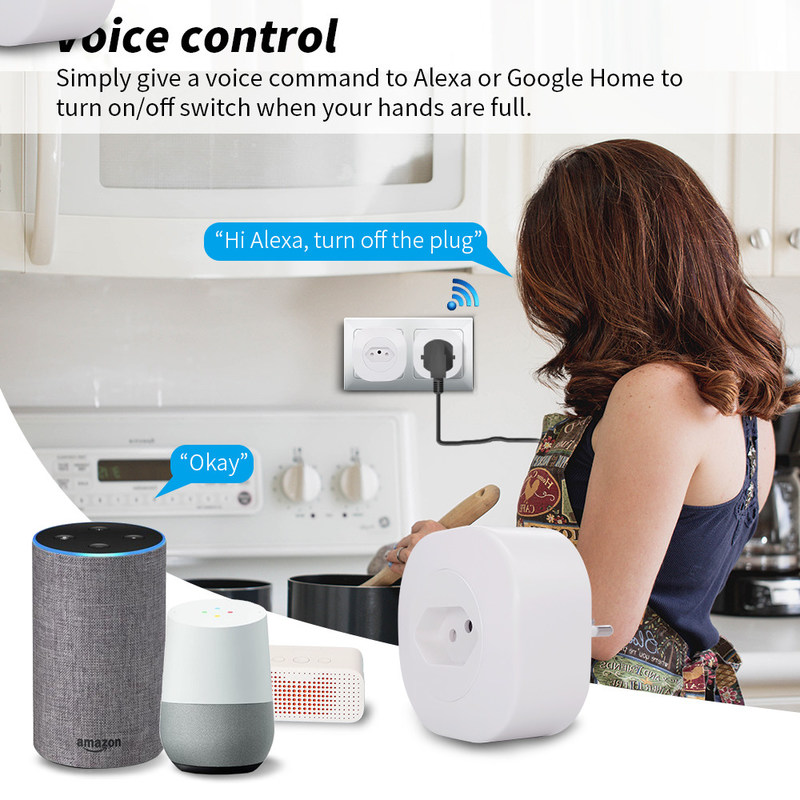 Sockel-Steckdose-Brasiliens Tuya WIFI Smart intelligenter Boden-Standardsockel 16A 220V 127V 50Hz