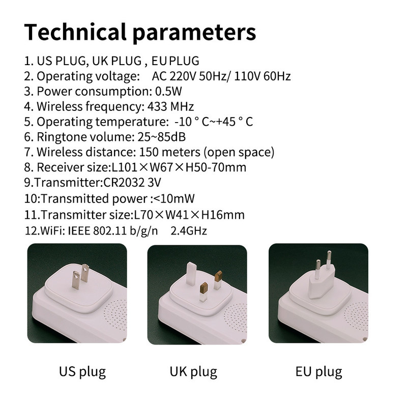 Türklingel-Kamera Smarts Wifi drahtloser Video- 30W Türklingel-hoher Auflösung Fernsteuerungs-
