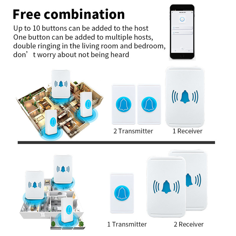 Türklingel-Kamera Smarts Wifi drahtloser Video- 30W Türklingel-hoher Auflösung Fernsteuerungs-