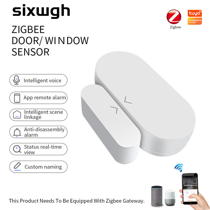 Graffiti-intelligente Warnungs-Sensor-Tür magnetische Tür-Fenster-Sensoren ZigBee intelligente drahtlose