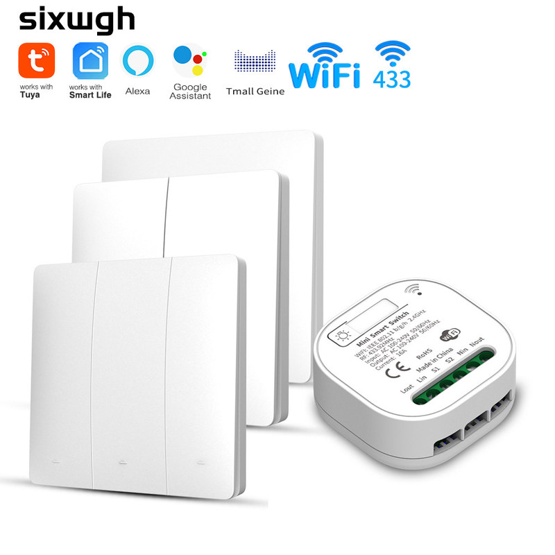 drahtlose Fernsteuerungsschlüsselselbst Homekit schalter 2.4GHz Wifi drei auf Aus-Schalter