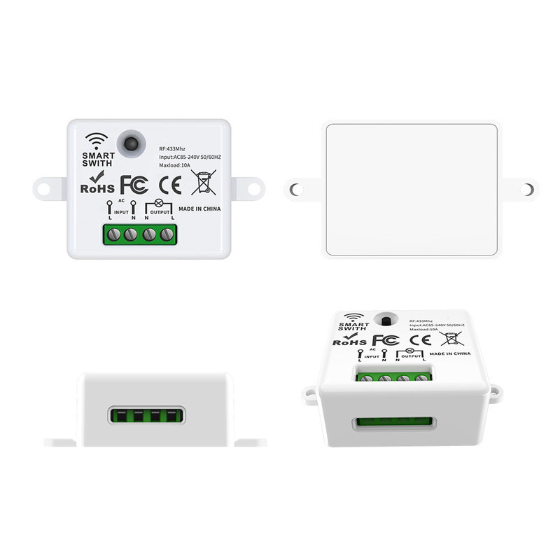 Tuya Wireless Fernbedienung Schalter Steuerung und Empfänger Übereinstimmung mit Tuya Modul Unterstützung Google Alexa Sprachsteuerung