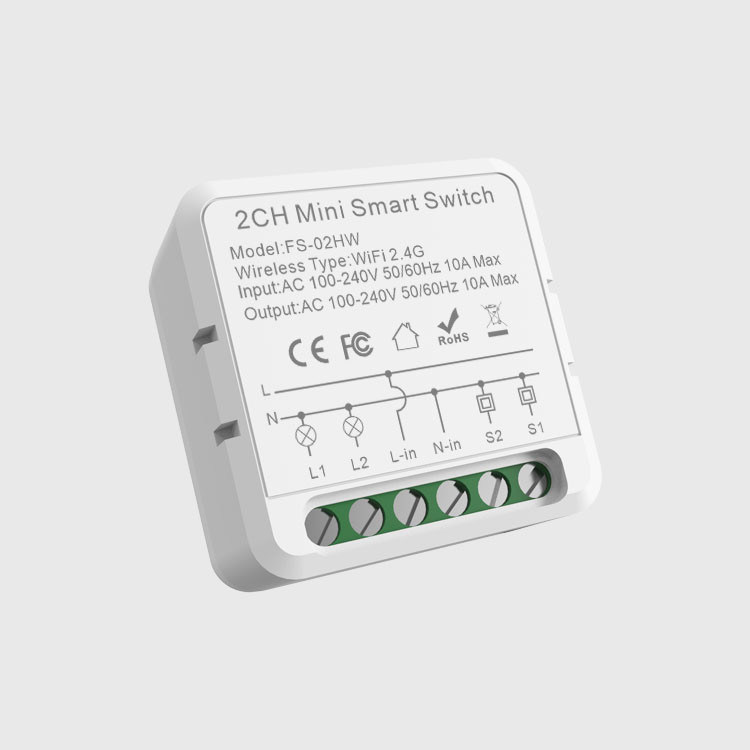 Wifi-Smart-Switches Fernsteuerung und Sprachsteuerung mit Planung und Automatisierung, Energieüberwachung, einfache Installation und Einrichtung,