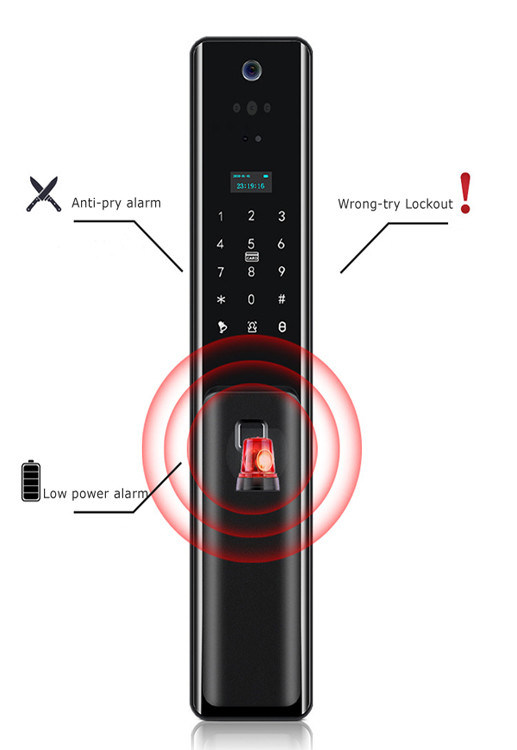 Automatisches Heimschloss Bieten Sie Sicherheit für Ihr intelligentes Leben 5 Art von Steuerungsmethode Unterstützung Familienfreigabe und Google Alexa