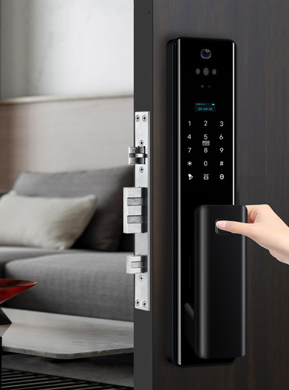 Automatisches Heimschloss Bieten Sie Sicherheit für Ihr intelligentes Leben 5 Art von Steuerungsmethode Unterstützung Familienfreigabe und Google Alexa