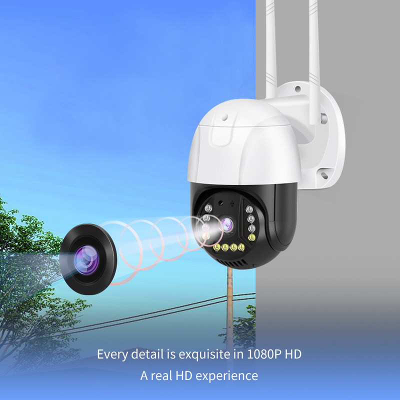 1080p Auflösung Smart Monitor Kamera Wasserdicht mit Cloud-Speicher und lokalem Speicher