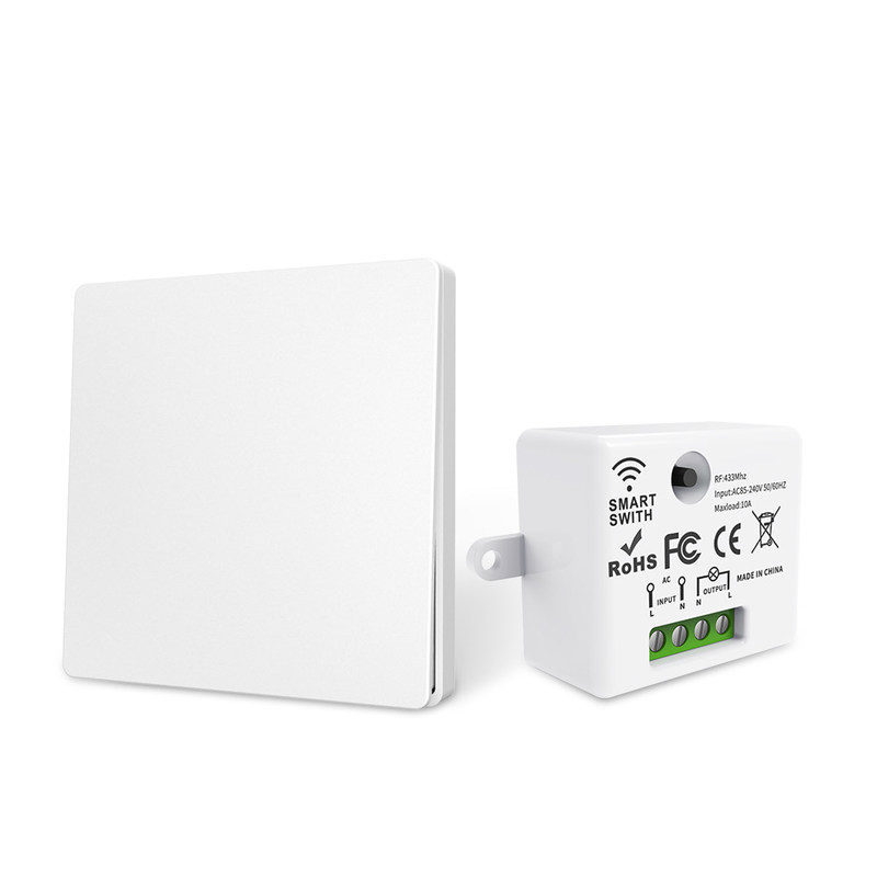 ABS Wireless Remote Control Switch 86*86*32mm Für einfache Bedienung keine Batterie benötigt mehrere Steuerszenenoptionen.