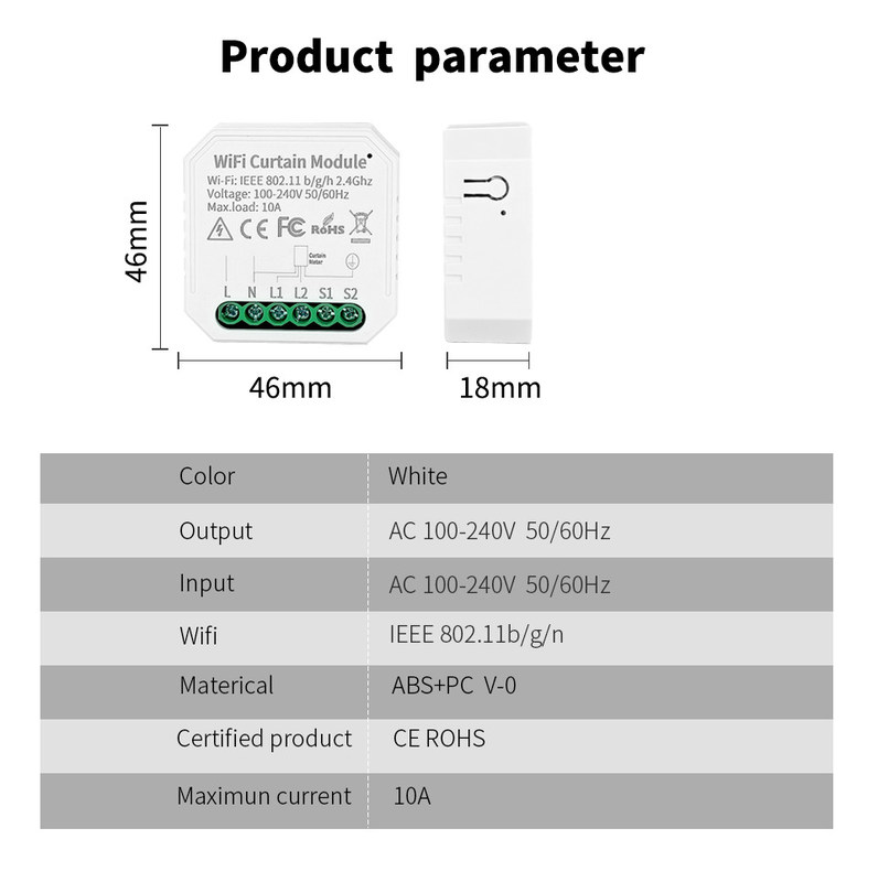 Wifi-Smart-Switches Fernsteuerung und Sprachsteuerung mit Planung und Automatisierung, Energieüberwachung, einfache Installation und Einrichtung