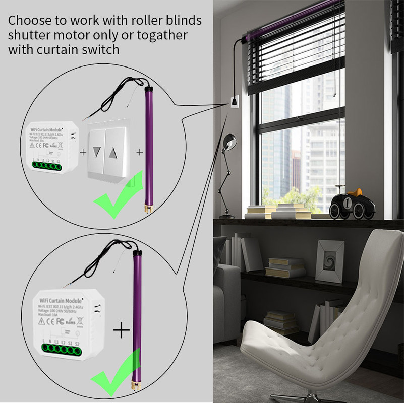 Wifi-Smart-Switches Fernsteuerung und Sprachsteuerung mit Planung und Automatisierung, Energieüberwachung, einfache Installation und Einrichtung