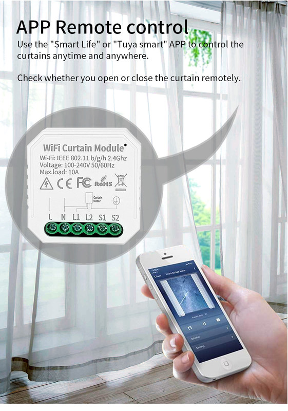 Wifi-Smart-Switches Fernsteuerung und Sprachsteuerung mit Planung und Automatisierung, Energieüberwachung, einfache Installation und Einrichtung