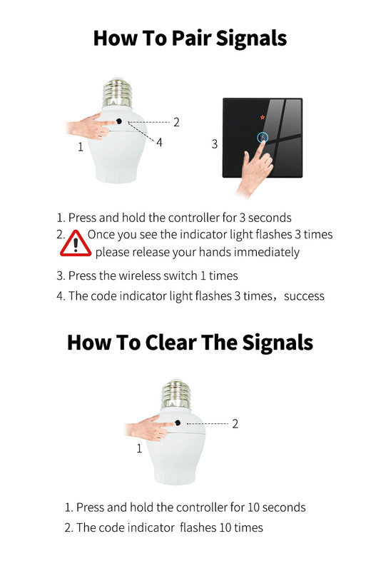 Wireless-Fernbedienung Schalter gehärtetes Glas-Panel mit Mini-Smart-Bremser bestchoice für alte Version Schaltung
