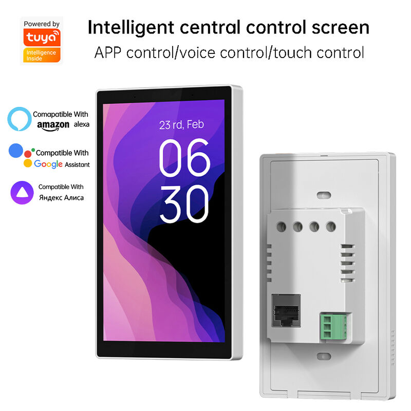 SIXWGH 5-Zoll Smart Control Panel mit integriertem Alexa, Touchscreen, wasserdicht, 7MP Kamera, Zigbee Gateway, Edge Computing, Smart Home
