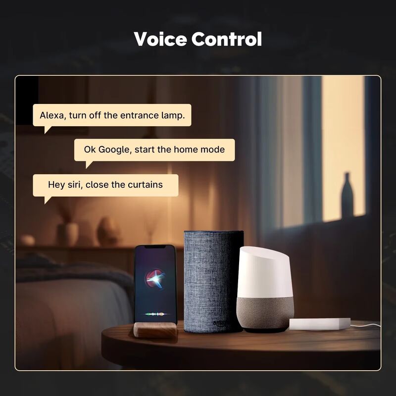 SIXWGH 3-in-1 Smart Home Gateway: Zigbee Hub + WiFi Router + Sprachsteuerungszentrum Kompatibel mit Apple Google Home Alexa & Tuya