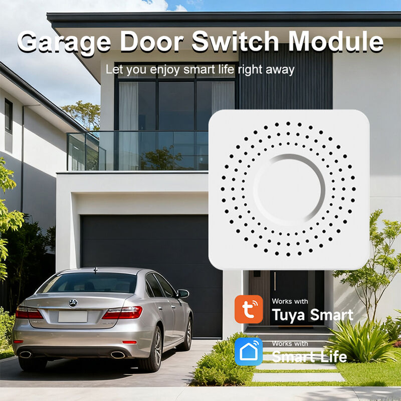 SIXWGH WiFi Zigbee Garagentoröffner Smart Switch Modul Tuya Smart Life App Kompatibel Fernbedienung Timer Zeitplan Funktioniert