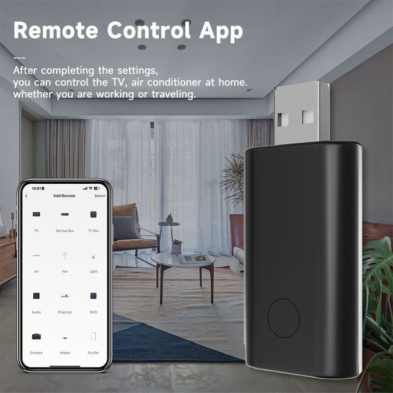 SIXWGH Universelle IR-WLAN-Fernbedienung mit Alexa/Google Home App-Steuerung Tuya OS drehbares Design für Hotel-Wohnmobil-Smart-Home-Hub