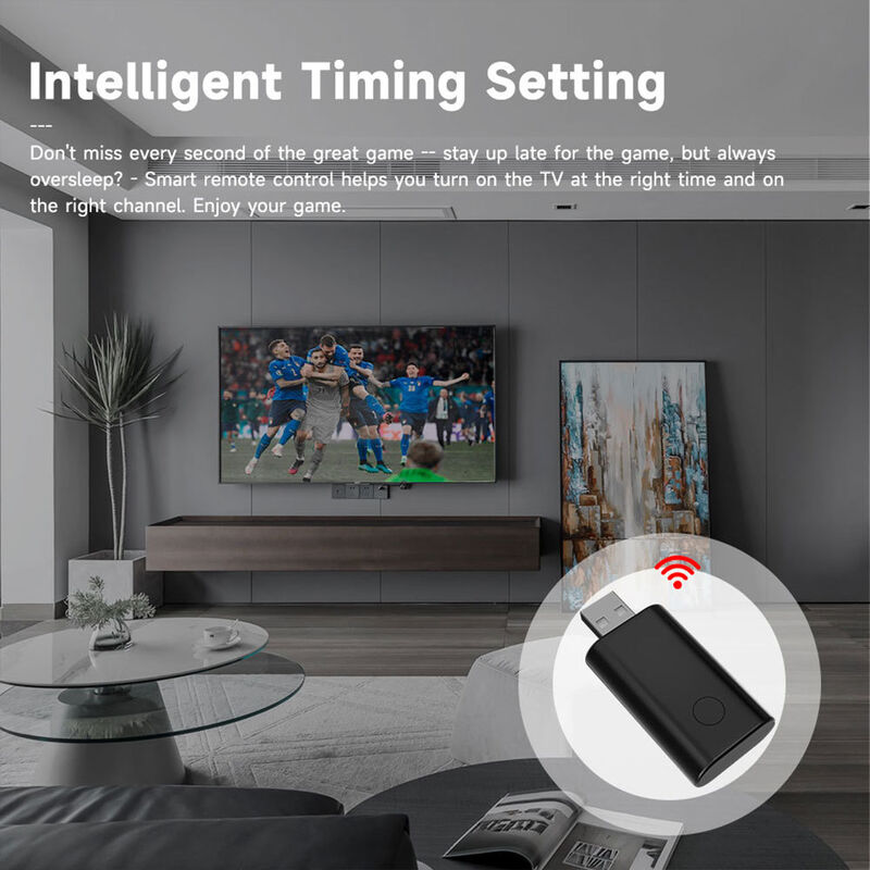 SIXWGH Universelle IR-WLAN-Fernbedienung mit Alexa/Google Home App-Steuerung Tuya OS drehbares Design für Hotel-Wohnmobil-Smart-Home-Hub