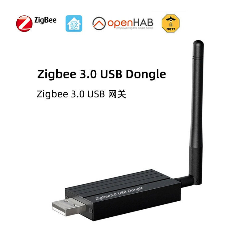 SIXWGH Zigbee 3.0 USB Dongle Plus Universelles Smart Home Gateway mit +20dBm Verstärkung für Home Assistant Zigbee2MQTT, OpenHAB