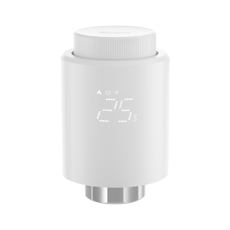SIXWGH Tuya Zigbee Smart Thermostatisches Heizkörperventil TRV APP Sprachsteuerung Automatischer Zeitplan Bar Design Alexa/Google Home Kompatibel