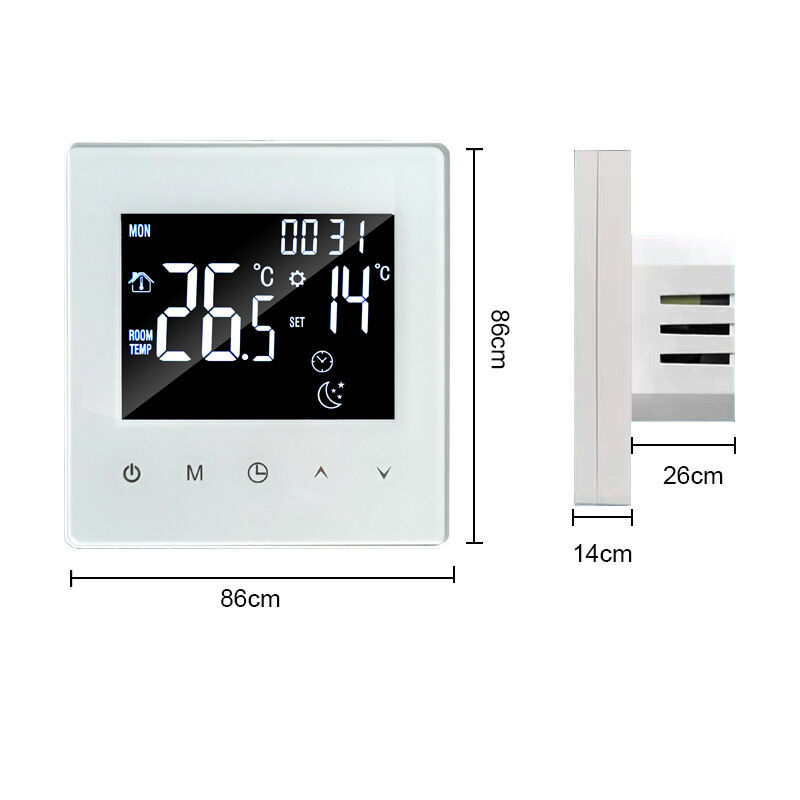 Intelligenter WLAN-Fußbodenheizungsthermostat mit Sprachsteuerung, App, LED-Anzeige für den privaten und gewerblichen Gebrauch