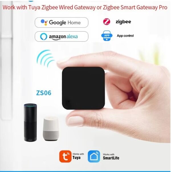 SIXWGH Tuya Smart Fernbedienung US/EU/PL Alexa Google Home Kompatibel 360° Abdeckung FCC Zertifiziert Zigbee Smart IR Fernbedienung 5V WiFi