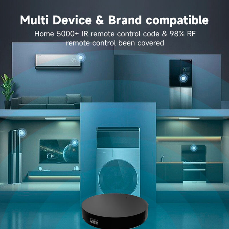 SIXWGH Universelle Smart Fernbedienung Wi-Fi IR + RF Alexa Google Home Sprachsteuerung 433/315MHz für TV Ventilator Tuya Smart Life App