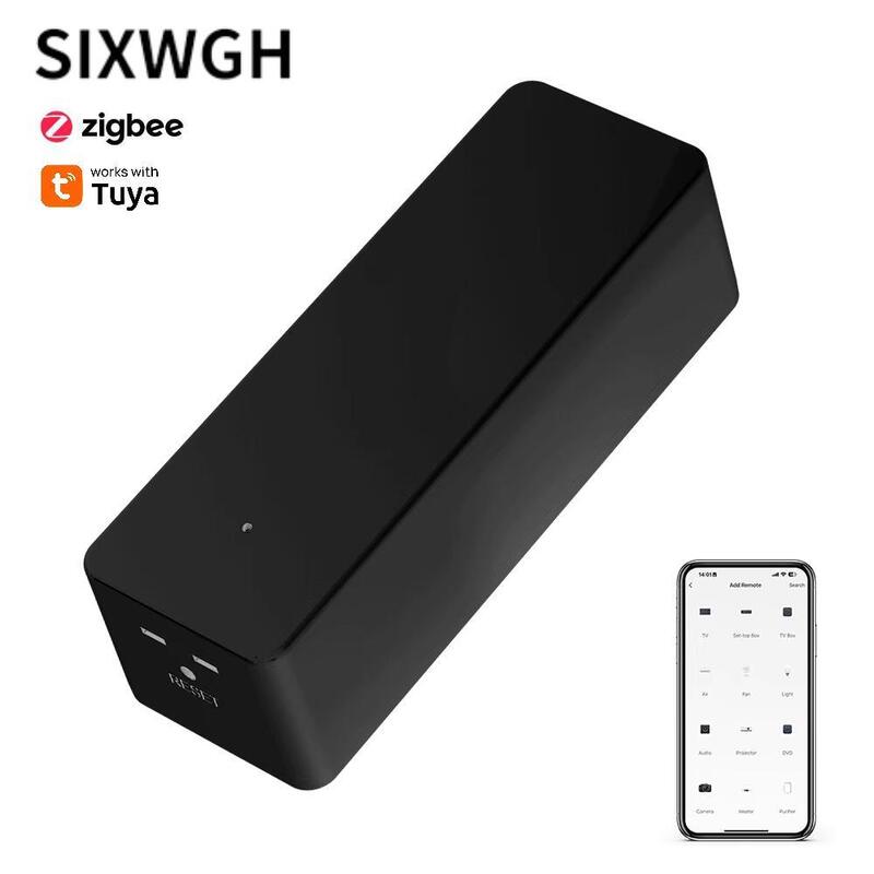 SIXWGH Neueste TuyaZigbee Smart IR Fernbedienung Universal AC/TV Blaster Alexa Google Home Kompatibilität Bar Garage Autobatterie