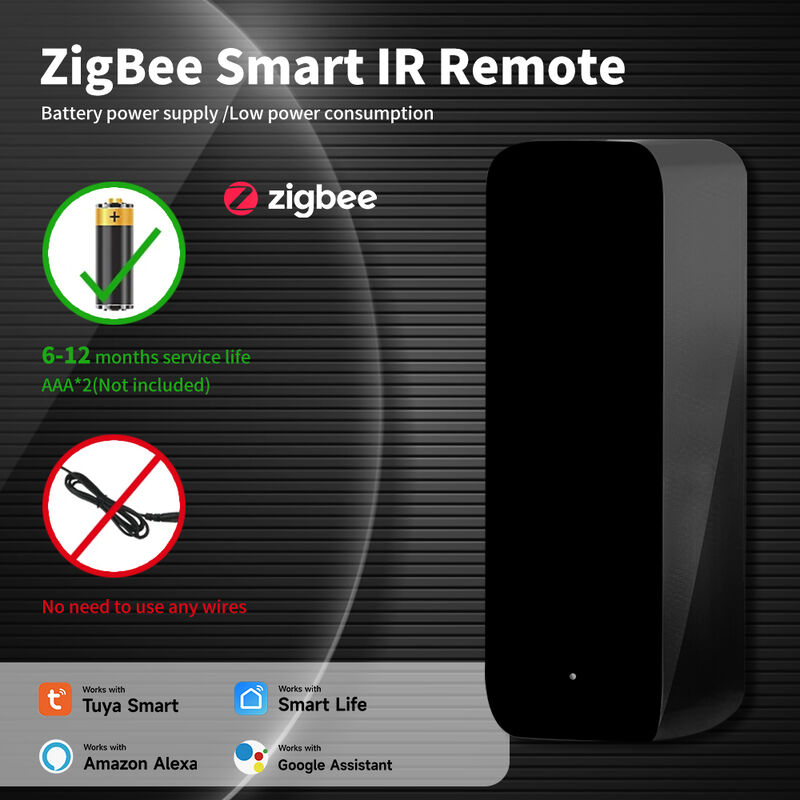 SIXWGH Neueste TuyaZigbee Smart IR Fernbedienung Universal AC/TV Blaster Alexa Google Home Kompatibilität Bar Garage Autobatterie