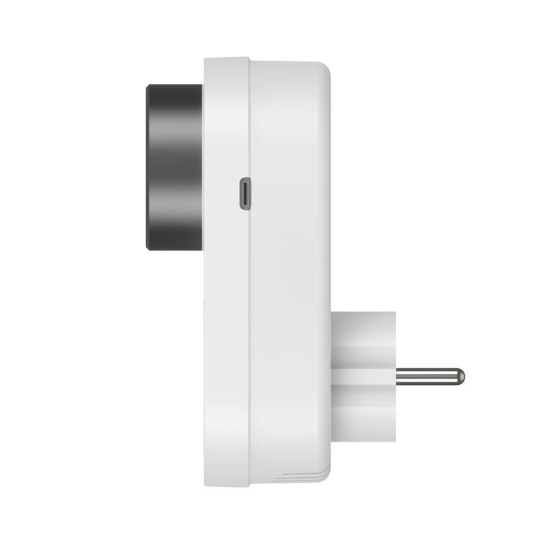 Intelligenter Dual-Mode 16A 100-240V Temperaturregler Alexa/WLAN-Konnektivität LED-Drehknopf Temperatur-Alarm für Steckdose