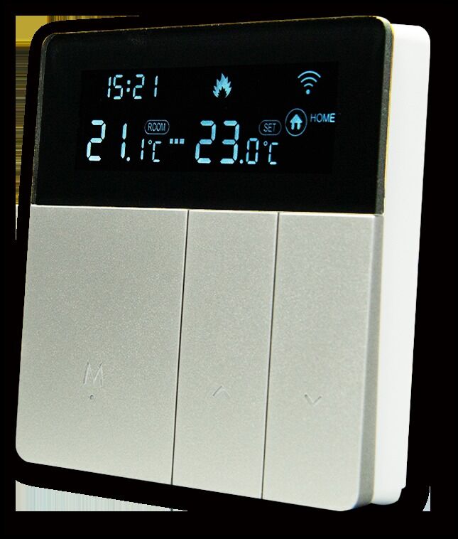 SIXWGH Smart WiFi Thermostat Tuya App Sprachsteuerung 16A Lade-LCD Programmierbarer Temperaturcontroller für Hotels mit elektrischem Boden