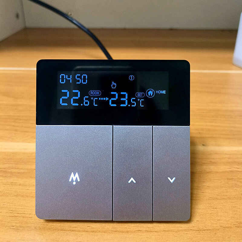 SIXWGH Smart WiFi Thermostat Tuya App Sprachsteuerung 16A Lade-LCD Programmierbarer Temperaturcontroller für Hotels mit elektrischem Boden