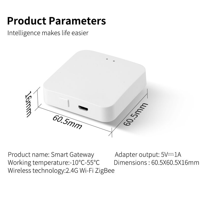 SIXWHG Tuya Smart Life Alexa Smart Home Gateway Hub Multifunktionelle Intelligenzsteuerung für das gesamte Haus für Bluetooth-Zigbee-Geräte