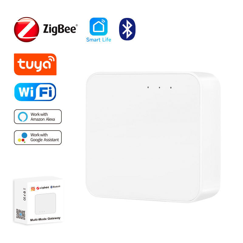 SXIWGH Großhandel Multi-Mode Gateway ZigBee 3.0 für Bluetooth WiFi Hub Smart Home Control Center Kompatibel mit Tuya Google Home