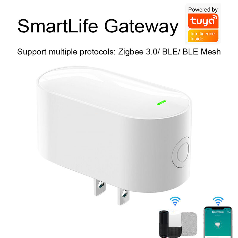 SIXWGH Smart Life Tuyz Zigbee für Bluetooth Gateway Hub 3-in-1 Multi-Protokoll USB-Ladegerät Alexa/Google Home Smart Home Geräte
