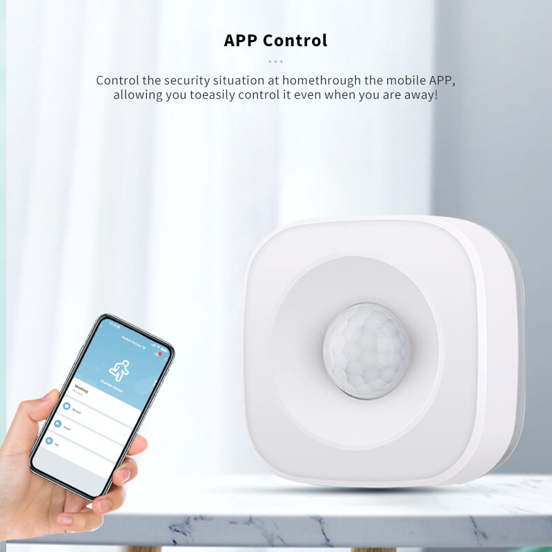 Tuya WiFi/ZigBee PIR Motion Sensor – Smart Human Body Detector, APP Remote Monitor, Real-Time Alarm, 120° Angle, 5m Range, 360° Base, Alexa & Google Home