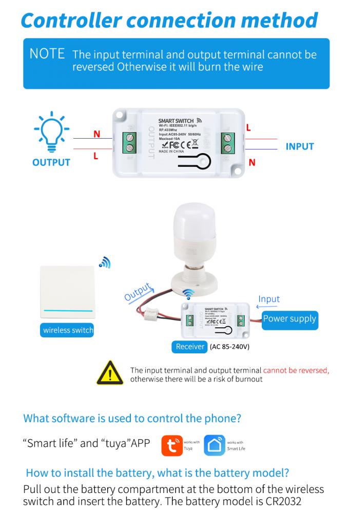 Intelligenter drahtloser WIFI Schalter-Videotürklingel-Kamera Tuya 19
